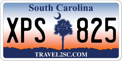 SC license plate XPS825