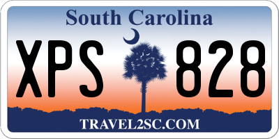 SC license plate XPS828