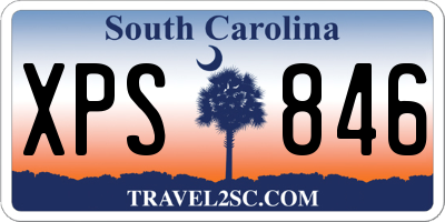 SC license plate XPS846