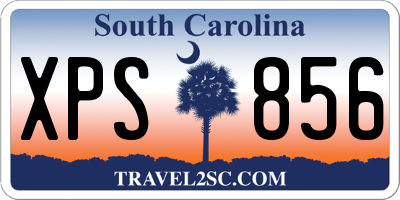 SC license plate XPS856