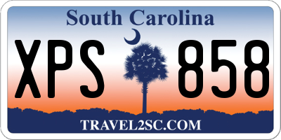 SC license plate XPS858