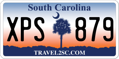 SC license plate XPS879