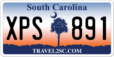 SC license plate XPS891
