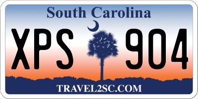 SC license plate XPS904