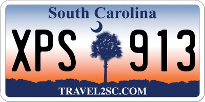 SC license plate XPS913