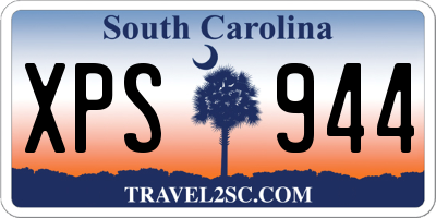 SC license plate XPS944