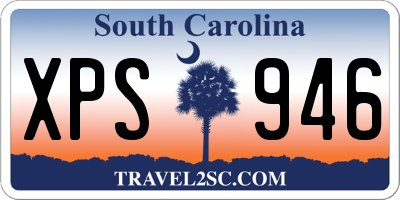 SC license plate XPS946