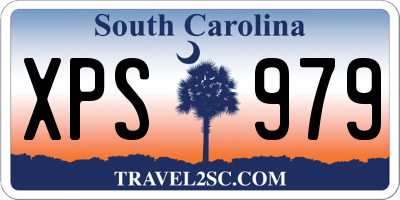 SC license plate XPS979