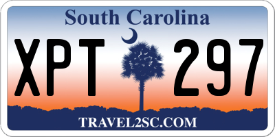 SC license plate XPT297