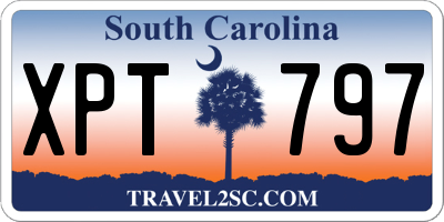 SC license plate XPT797