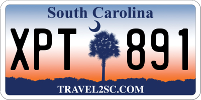 SC license plate XPT891