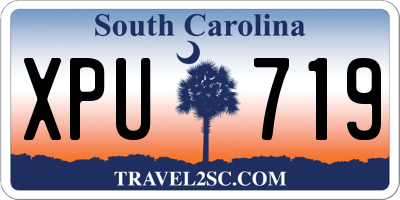 SC license plate XPU719