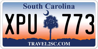 SC license plate XPU773