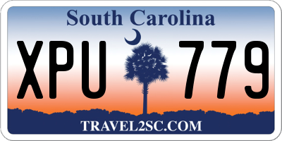 SC license plate XPU779