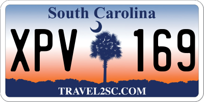 SC license plate XPV169