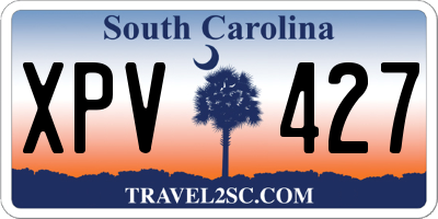 SC license plate XPV427