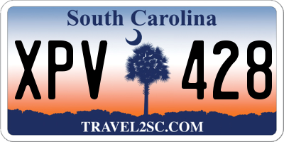 SC license plate XPV428