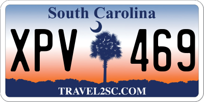 SC license plate XPV469