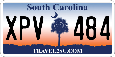 SC license plate XPV484