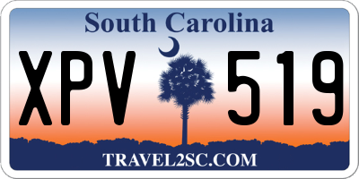 SC license plate XPV519