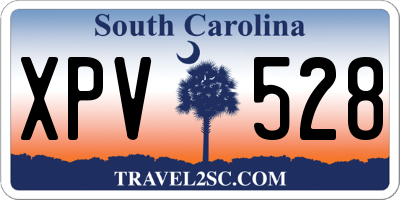 SC license plate XPV528