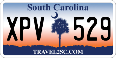 SC license plate XPV529