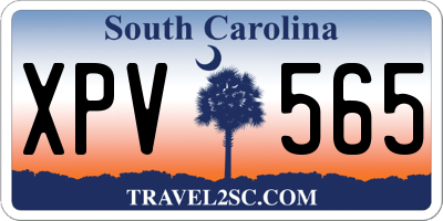 SC license plate XPV565
