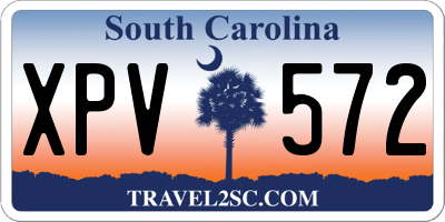 SC license plate XPV572