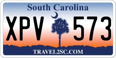 SC license plate XPV573