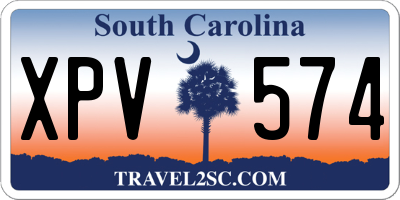 SC license plate XPV574