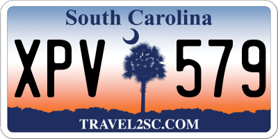 SC license plate XPV579