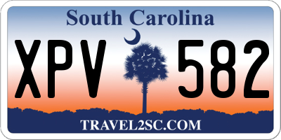 SC license plate XPV582