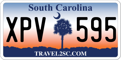 SC license plate XPV595