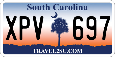 SC license plate XPV697