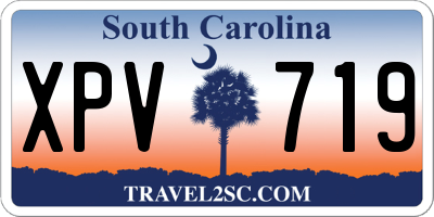 SC license plate XPV719