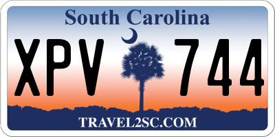 SC license plate XPV744