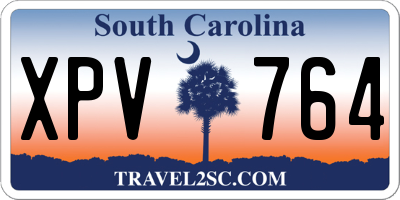 SC license plate XPV764