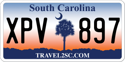 SC license plate XPV897
