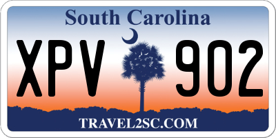 SC license plate XPV902