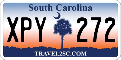 SC license plate XPY272