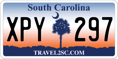 SC license plate XPY297