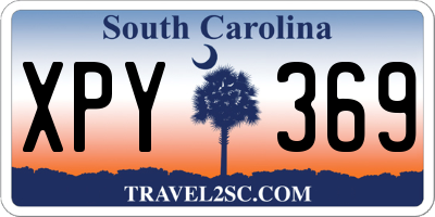 SC license plate XPY369