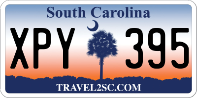 SC license plate XPY395