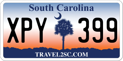 SC license plate XPY399