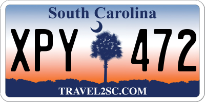 SC license plate XPY472
