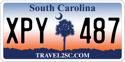 SC license plate XPY487