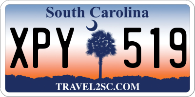 SC license plate XPY519