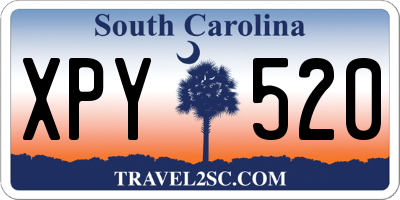 SC license plate XPY520