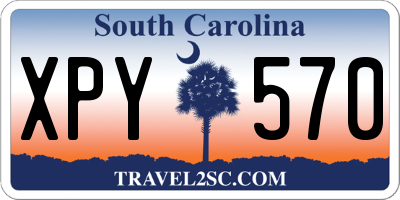 SC license plate XPY570
