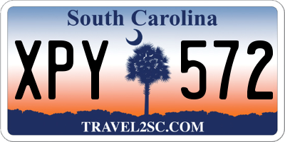 SC license plate XPY572